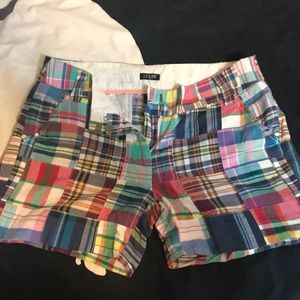 Jcrew Madras plaid short